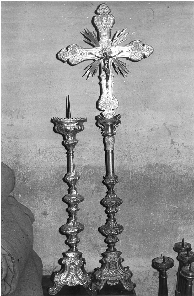 servizio d'altare, insieme - bottega bergamasca (metà sec. XVIII)