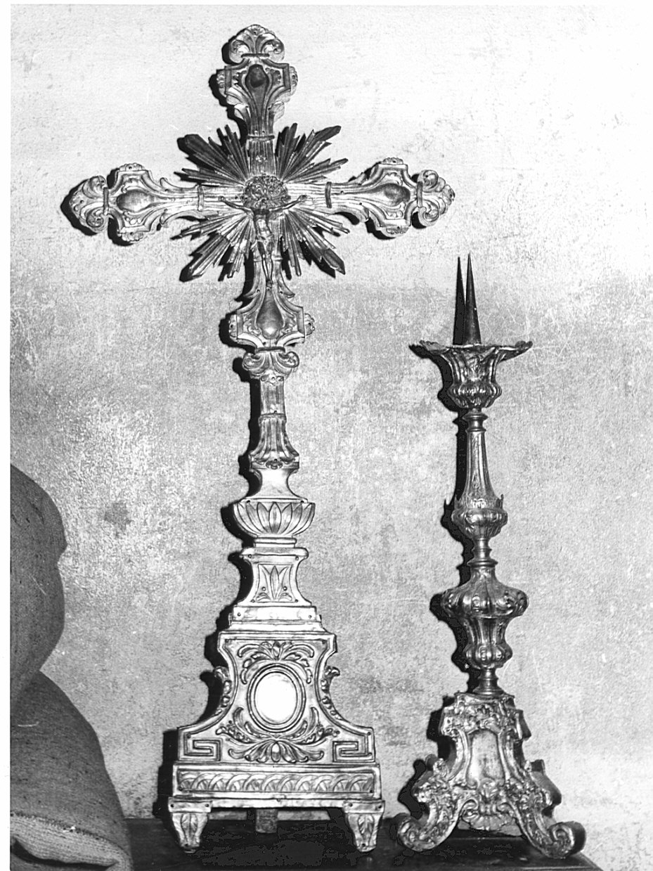 servizio d'altare, insieme - bottega bergamasca (metà, fine/inizio sec. XVIII, secc. XVIII/ XIX)