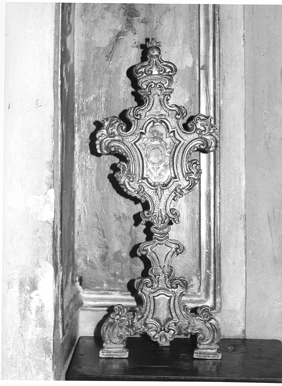 reliquiario - a ostensorio, serie - bottega bergamasca (metà sec. XVIII)