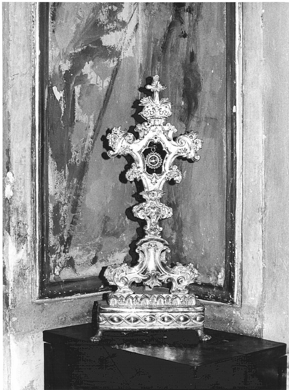 reliquiario - a ostensorio, serie - bottega bergamasca (seconda metà sec. XVIII)