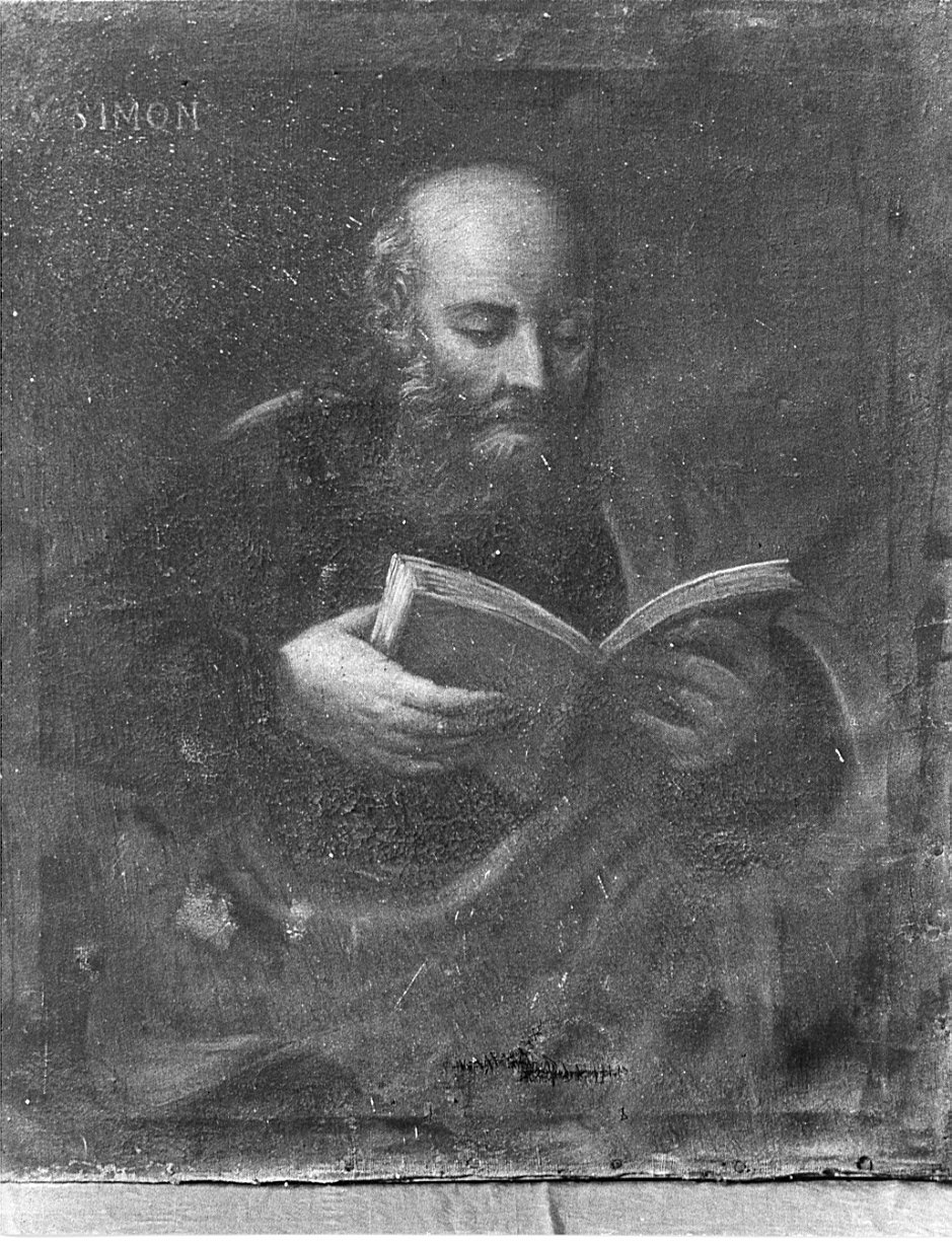 San Simone Apostolo (dipinto, opera isolata) - ambito lombardo (prima metà sec. XVII)