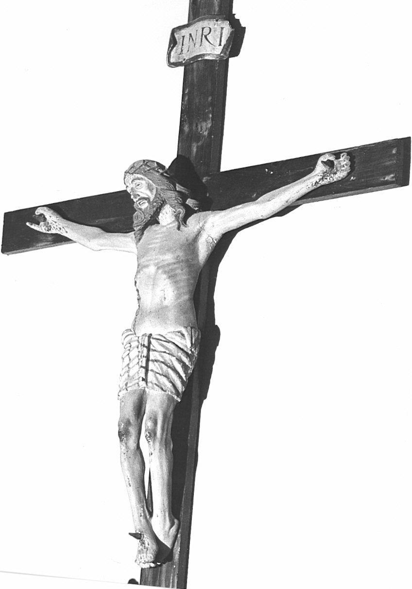 crocifisso, opera isolata - bottega bergamasca (sec. XVII)
