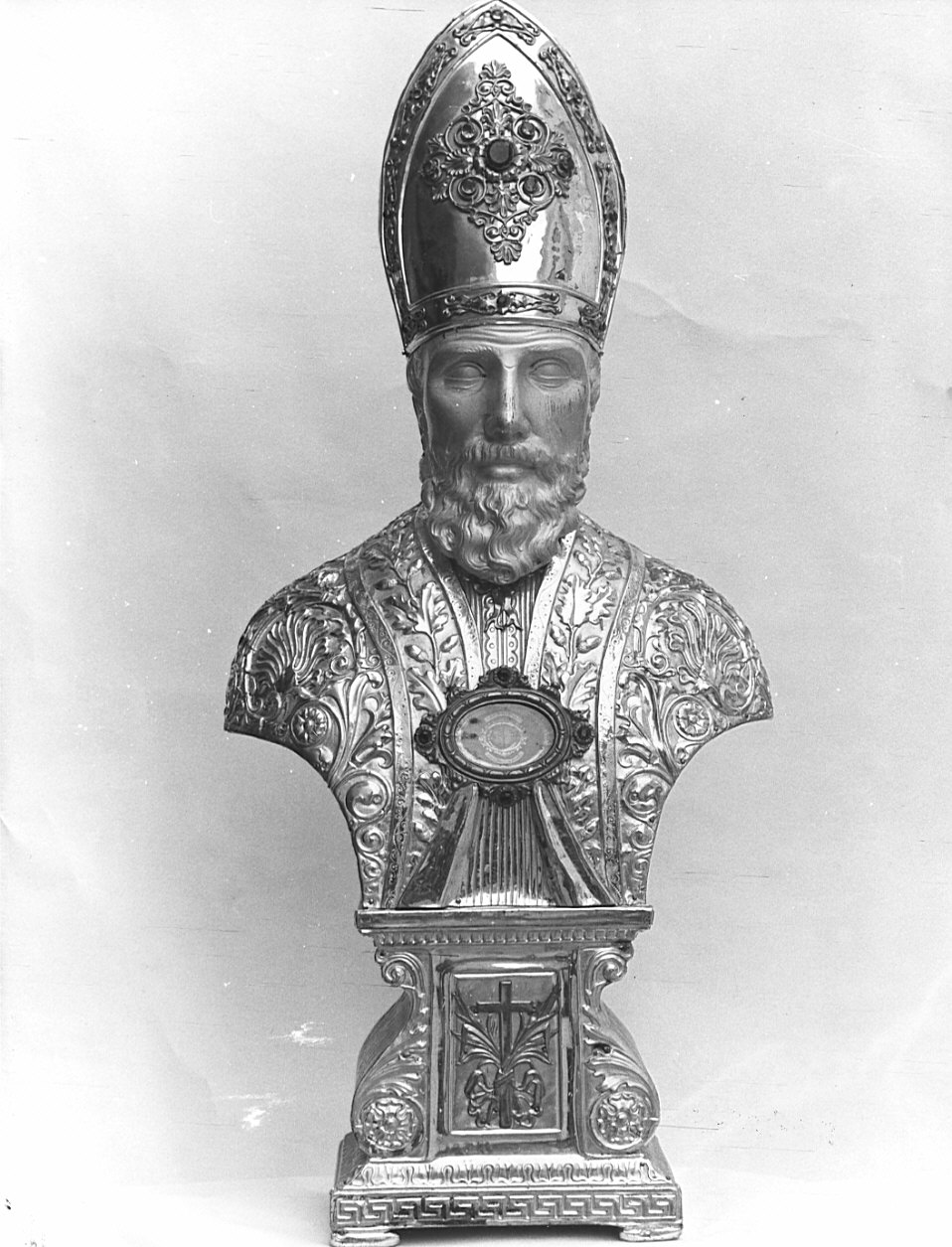 reliquiario - a busto, opera isolata - bottega bergamasca (prima metà sec. XIX)