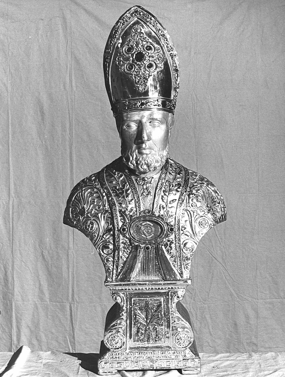 reliquiario - a busto, opera isolata - bottega bergamasca (prima metà sec. XIX)