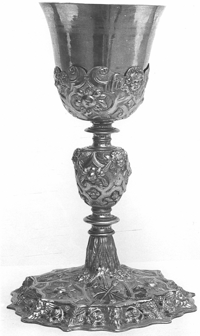 calice, opera isolata - bottega lombarda (sec. XVII)