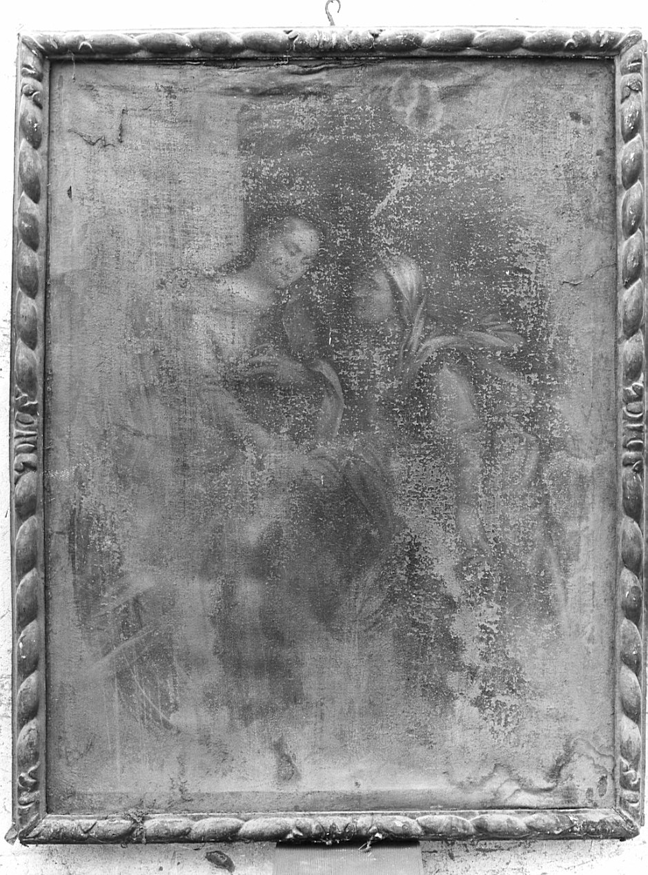 visitazione (dipinto, opera isolata) - ambito Italia settentrionale (sec. XVII)