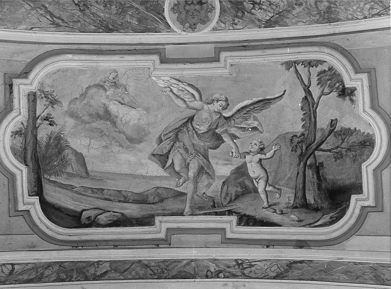 angelo custode (dipinto, opera isolata) di Corbellini Pietro (sec. XVIII)