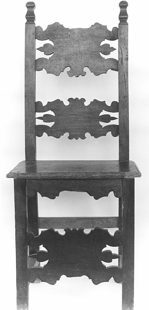 sedia, opera isolata - bottega bergamasca (sec. XVII)