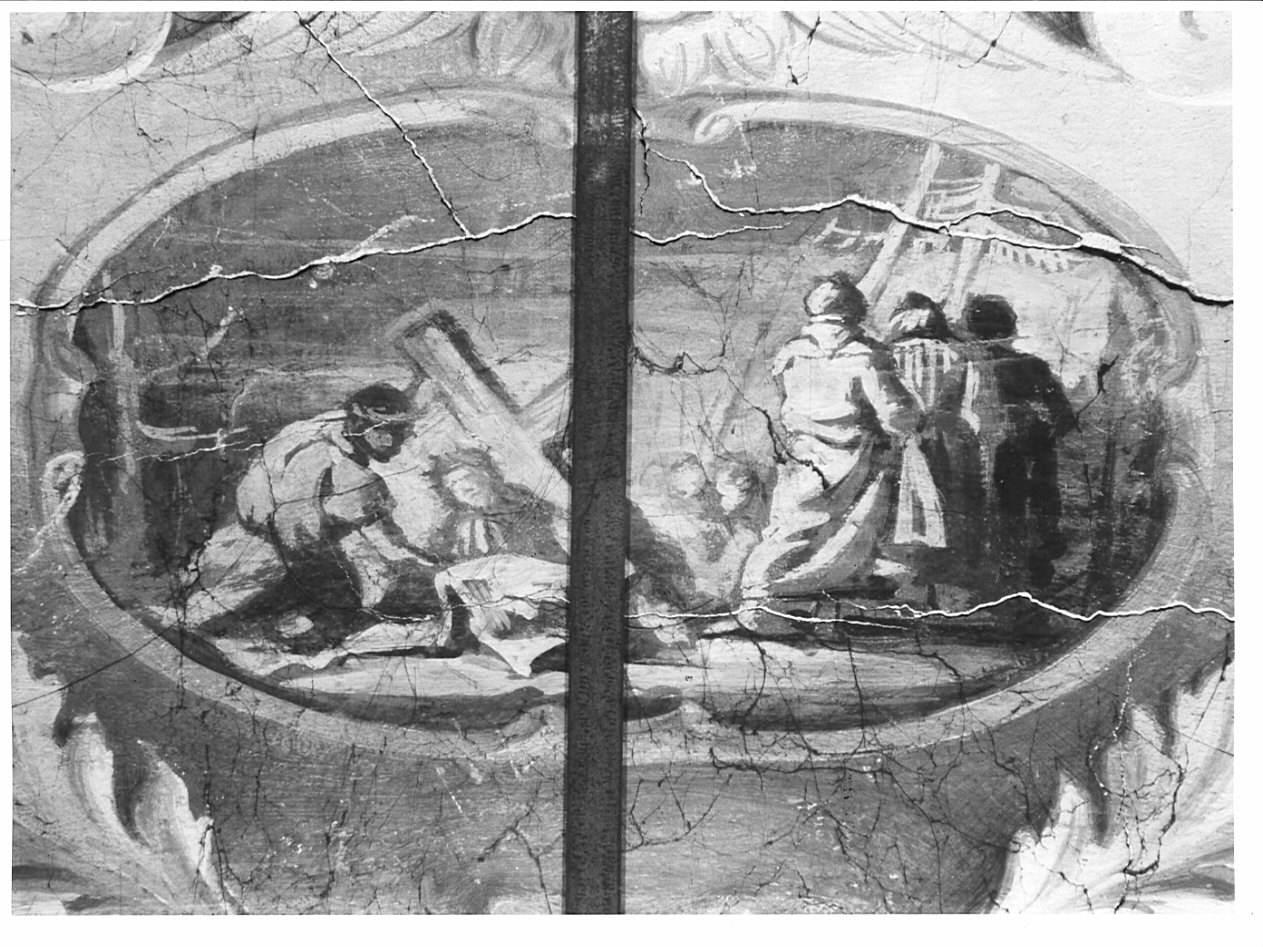 Cristo cade sotto la croce (dipinto, opera isolata) - ambito lombardo (sec. XVIII)