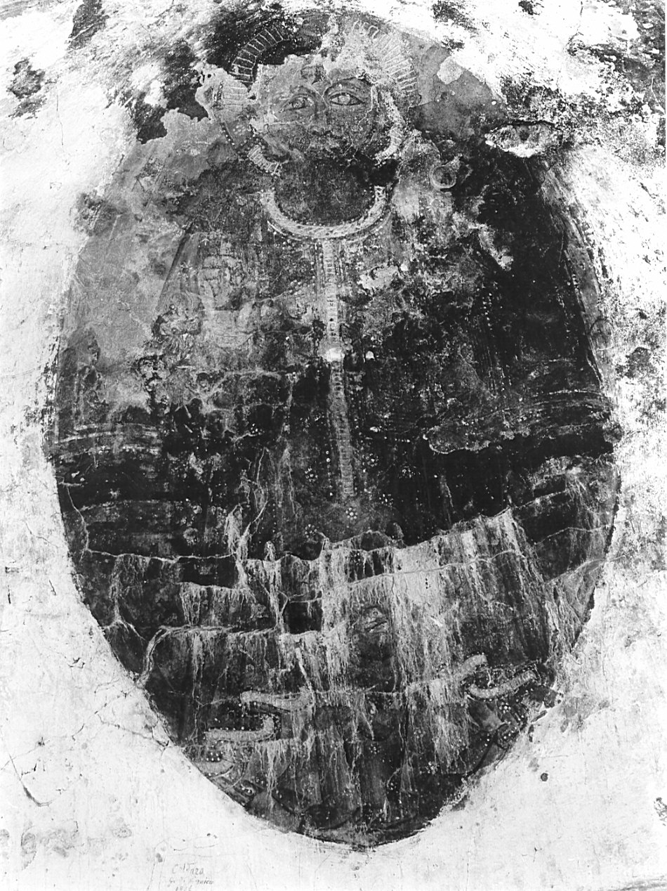 Cristo Pantocratore (dipinto, opera isolata) - ambito lombardo (sec. XV)