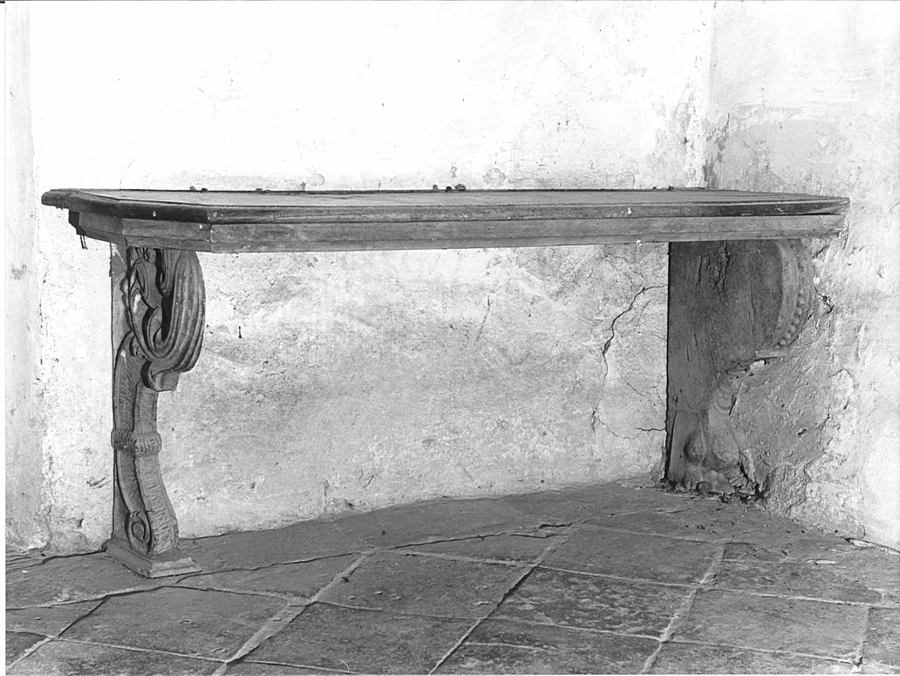 panca, coppia - bottega lombarda (sec. XVII)