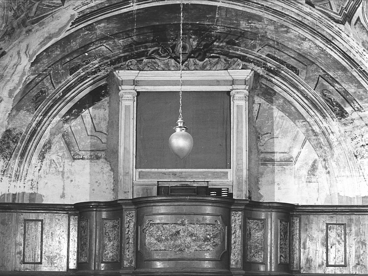 tribuna d'organo, opera isolata - bottega lombarda (sec. XVIII, sec. XIX)