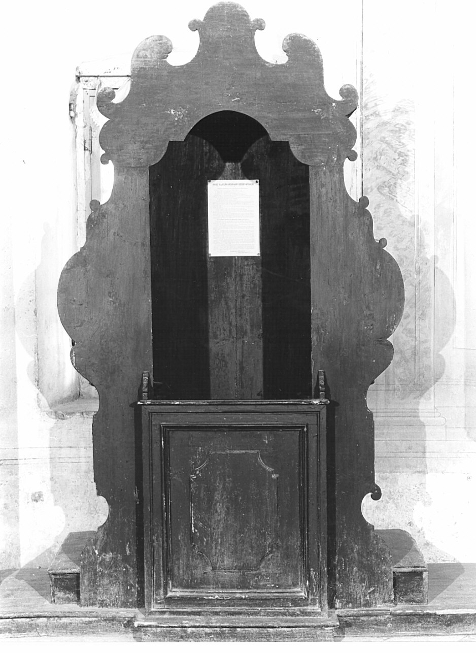 confessionale, coppia - bottega lombarda (sec. XVIII)