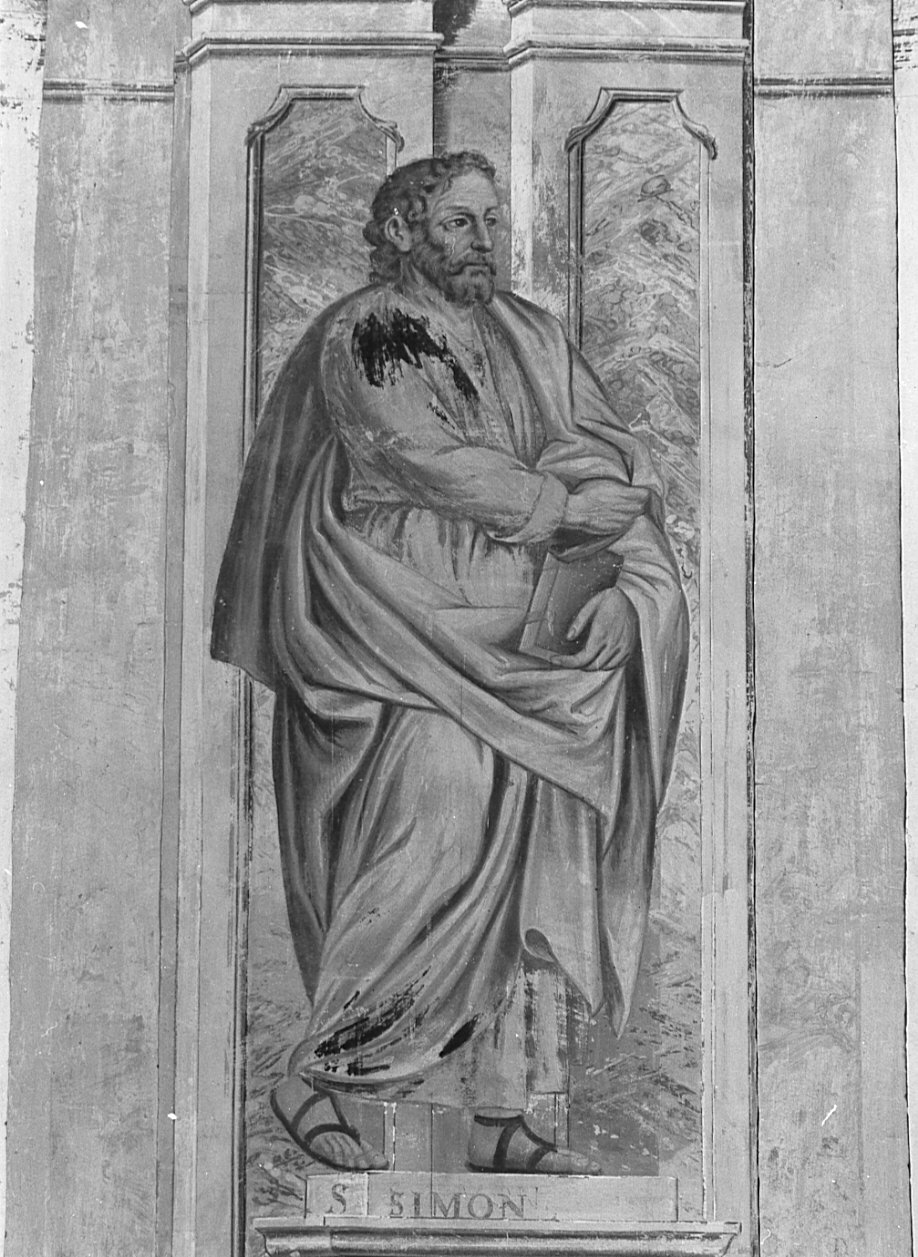 San Simone Apostolo (dipinto, elemento d'insieme) - ambito lombardo (sec. XVIII)