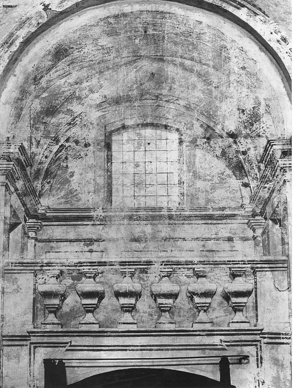quadratura architettonica (dipinto, elemento d'insieme) - ambito lombardo (metà sec. XVIII)