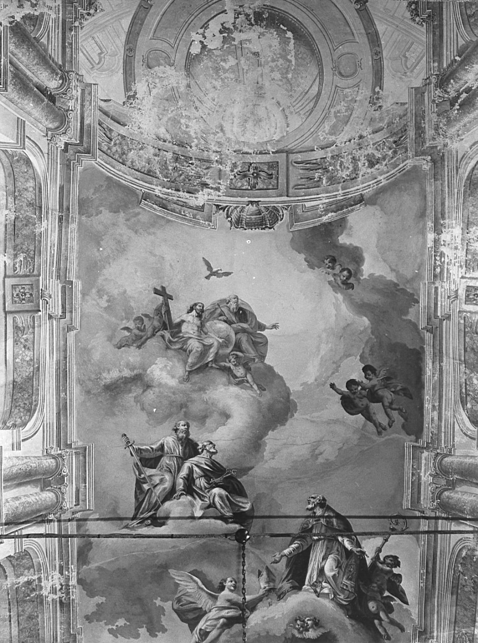 Gloria di San Patrizio (dipinto, elemento d'insieme) - ambito bergamasco (sec. XVIII)