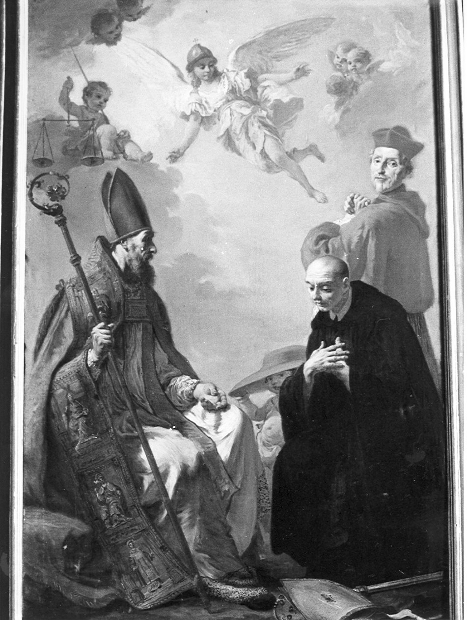 San Patrizio, San Gerolamo Miani e San Gregorio Barbarigo (dipinto, opera isolata) di Capella Francesco detto Daggiù (sec. XVIII)