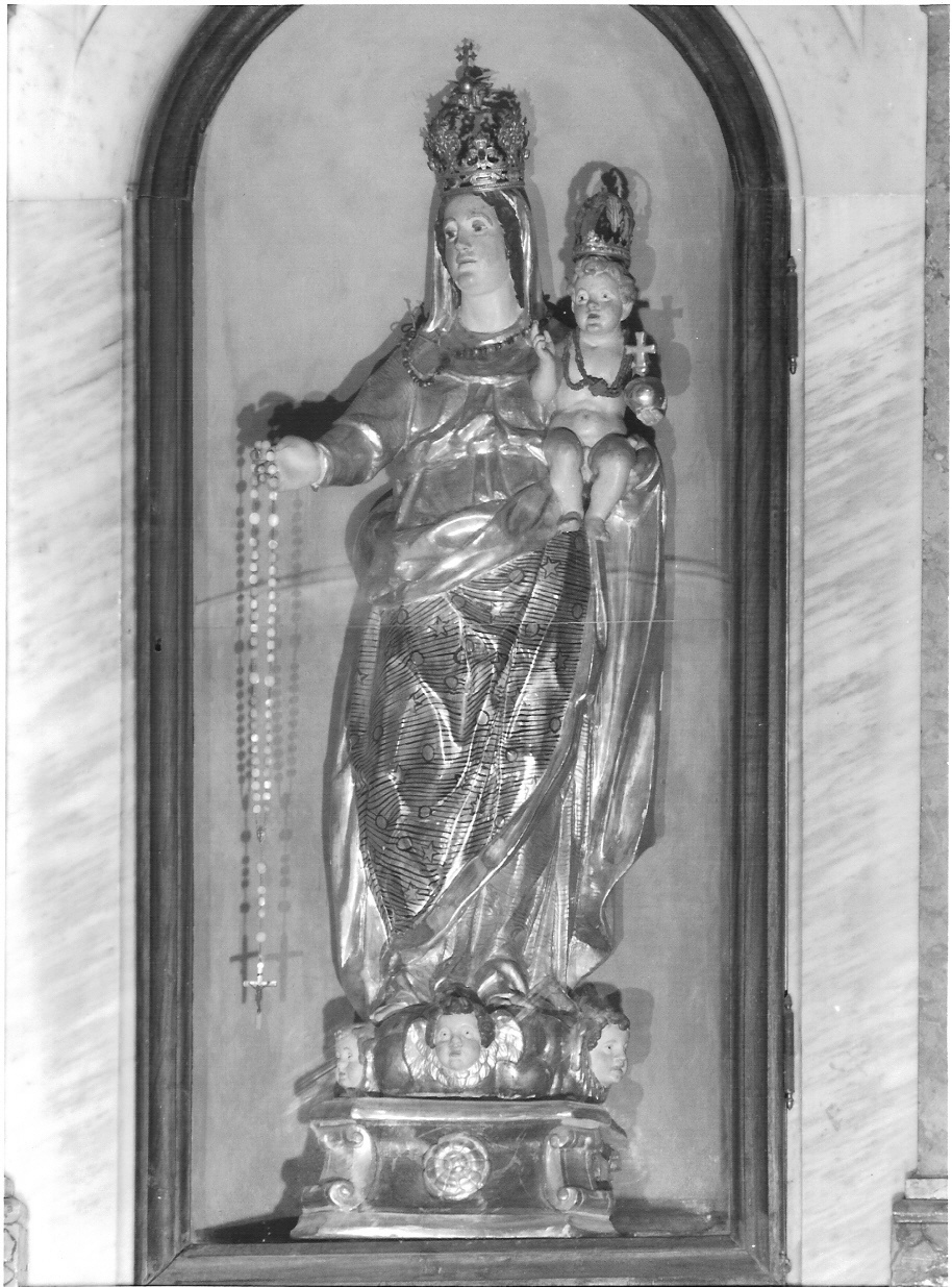 Madonna con Bambino (statua, opera isolata) - bottega lombarda (sec. XVII)