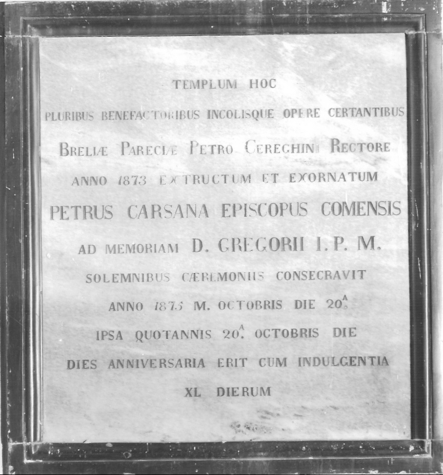 lapide, opera isolata - bottega lombarda (sec. XIX)