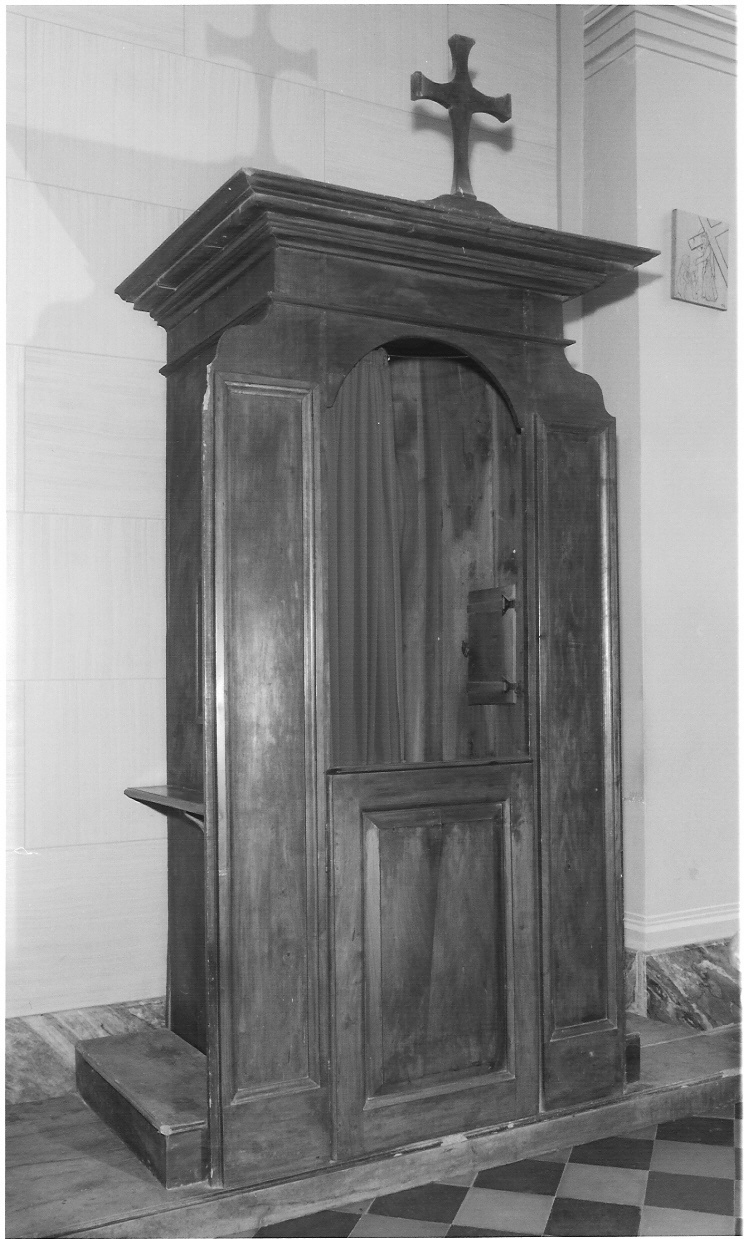 confessionale, opera isolata - bottega lombarda (sec. XIX)