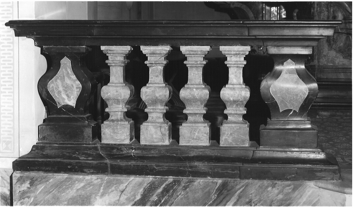 balaustrata, coppia - bottega lombarda (sec. XVIII)