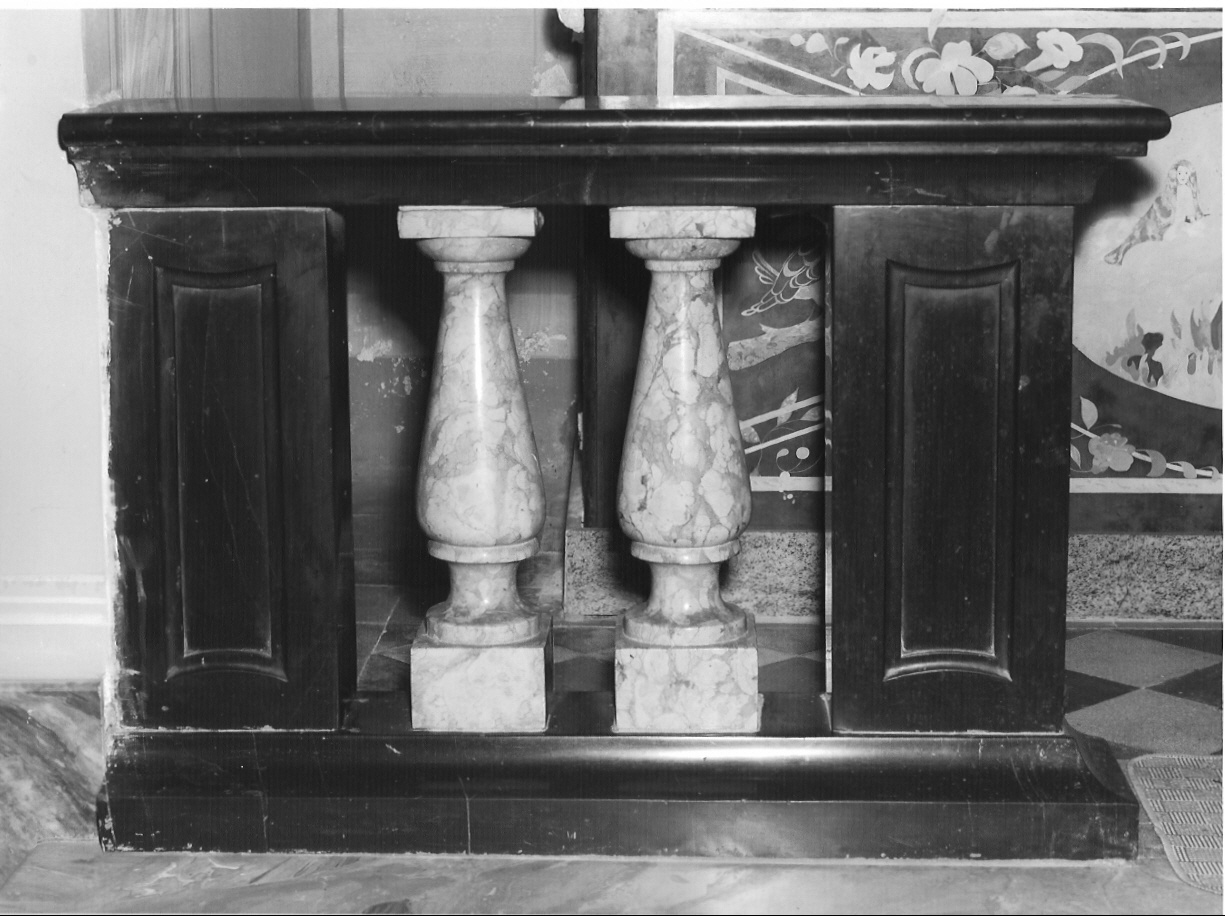 balaustrata, coppia - bottega lombarda (sec. XIX)