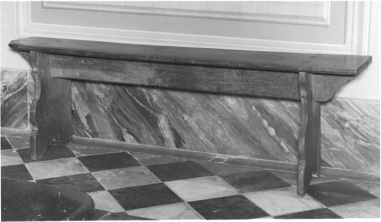 panca, opera isolata - bottega lombarda (sec. XIX)