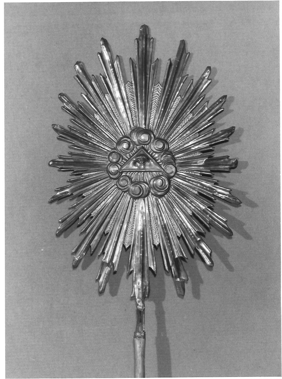 tronetto per esposizione eucaristica, opera isolata - bottega lombarda (sec. XIX)