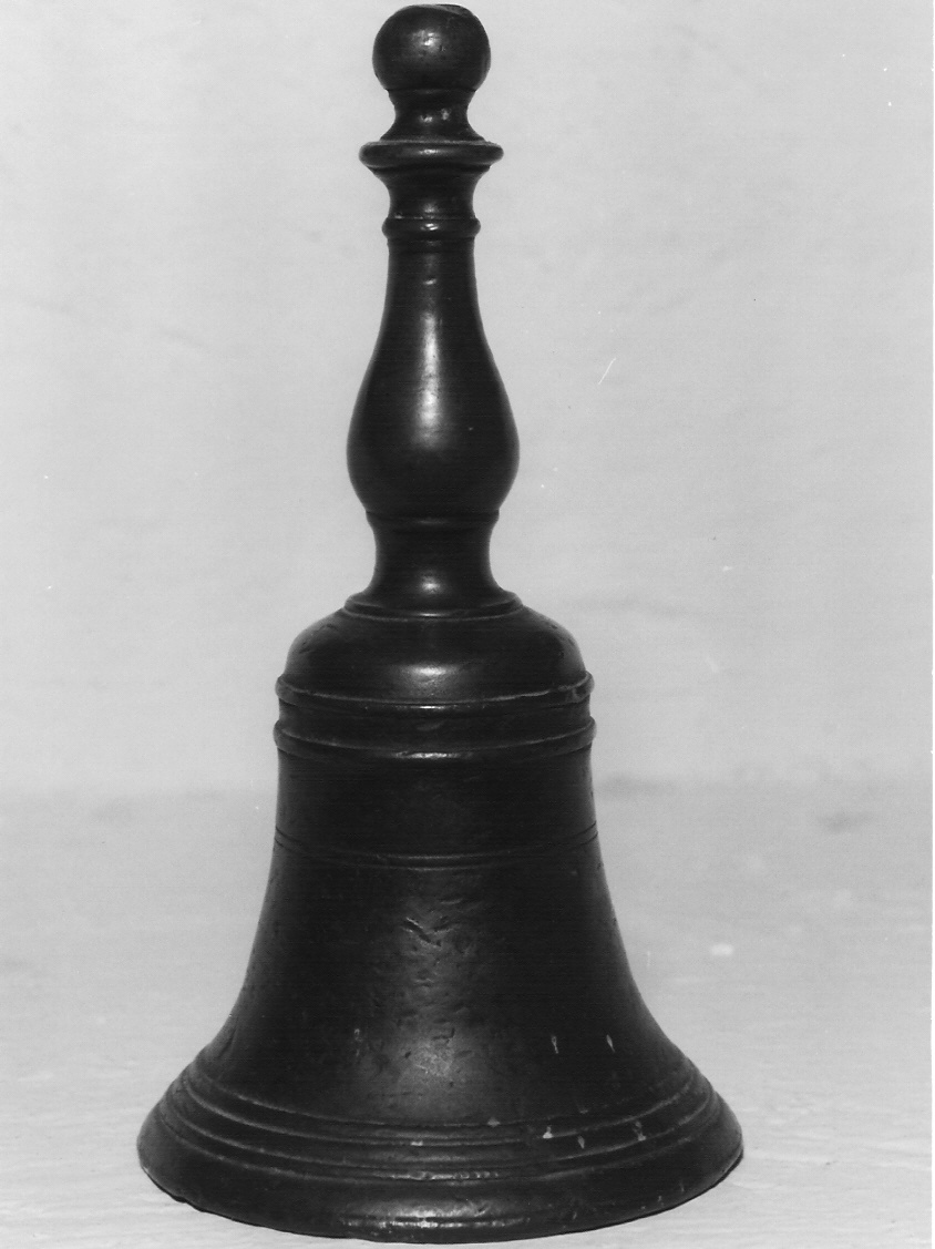 campanello d'altare, opera isolata - bottega lombarda (fine/inizio secc. XVIII/ XIX)