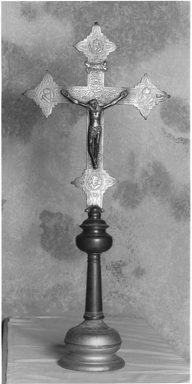 croce processionale, opera isolata - bottega lombarda (sec. XIX)