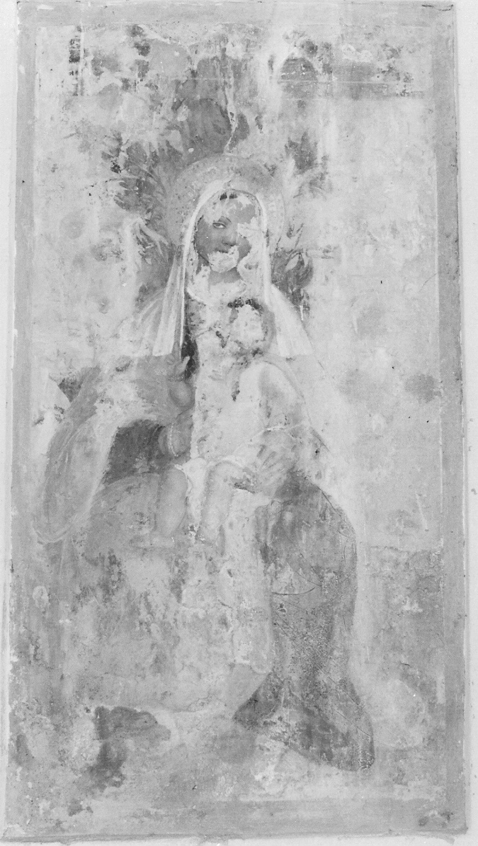 Madonna con Bambino (dipinto, opera isolata) - ambito comasco (seconda metà sec. XVI)
