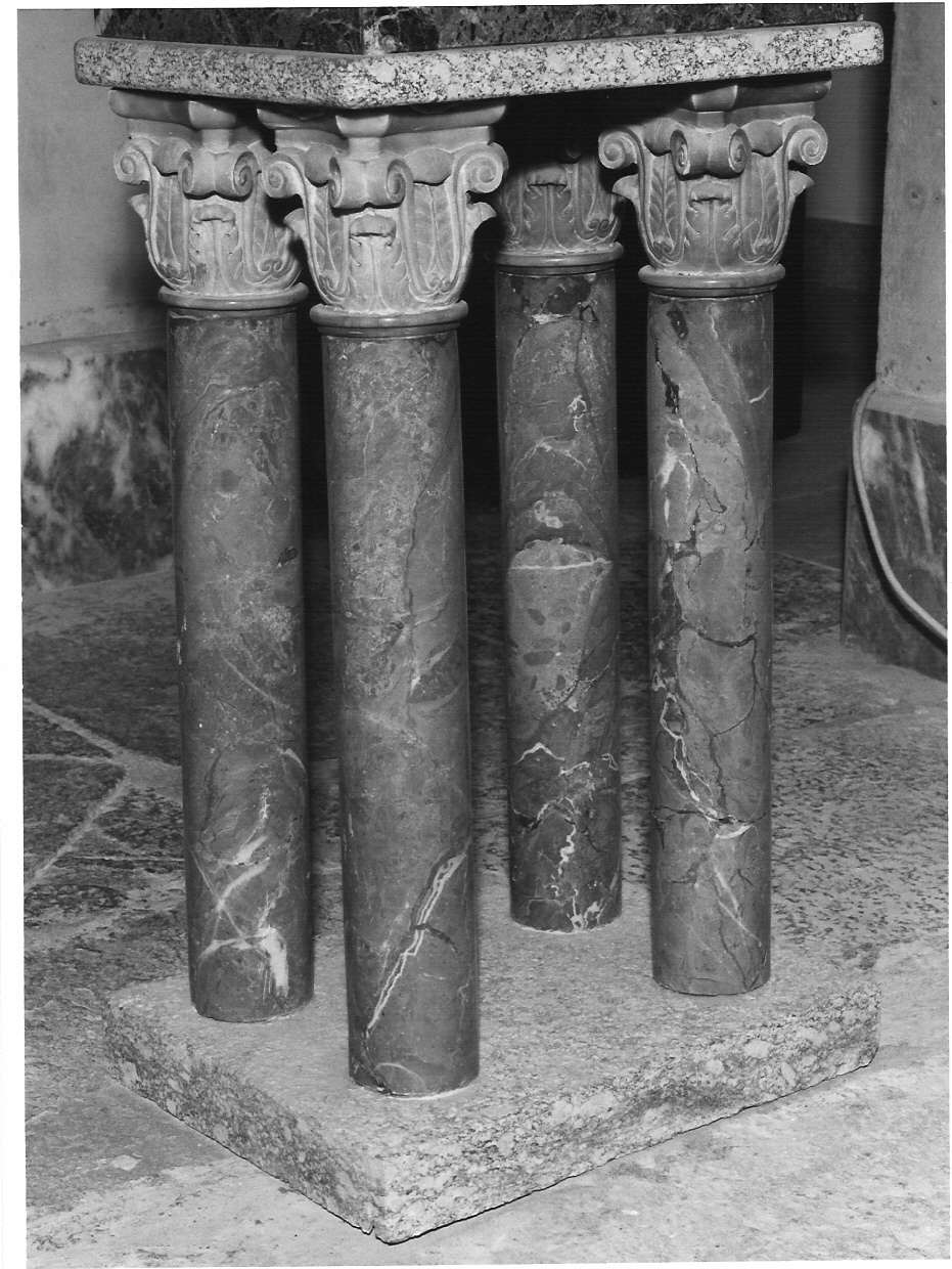 colonnina, serie - bottega lombarda (sec. XIX)