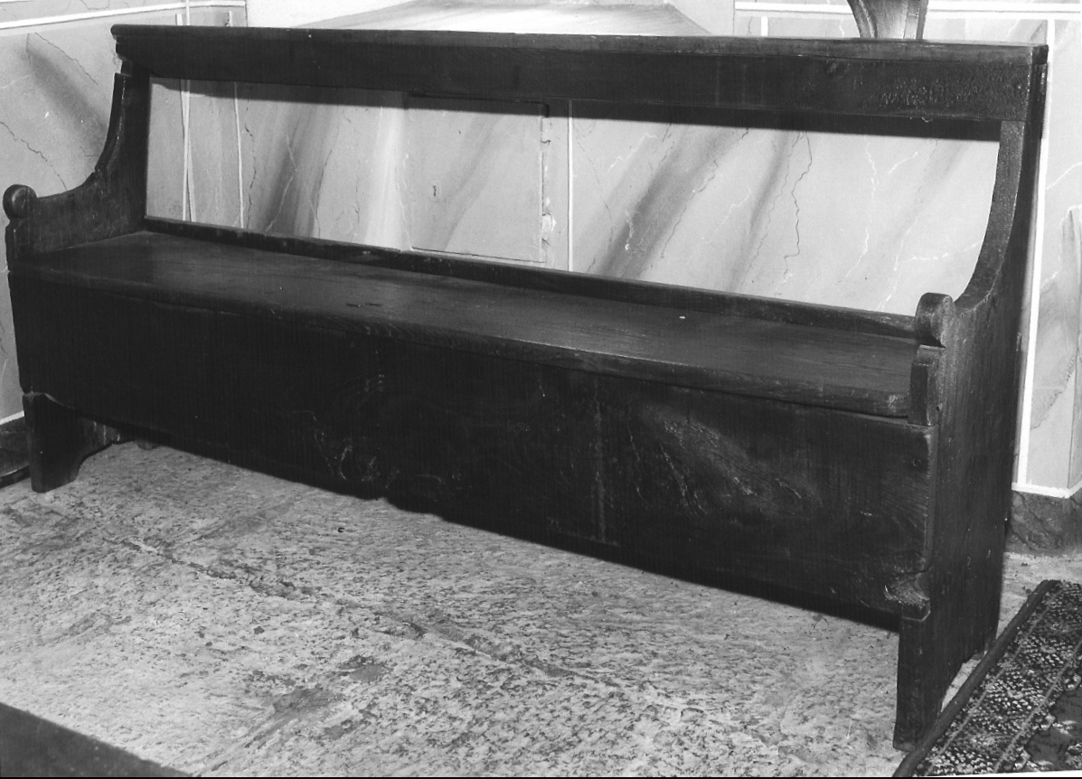 panca, opera isolata - bottega comacina (sec. XIX)