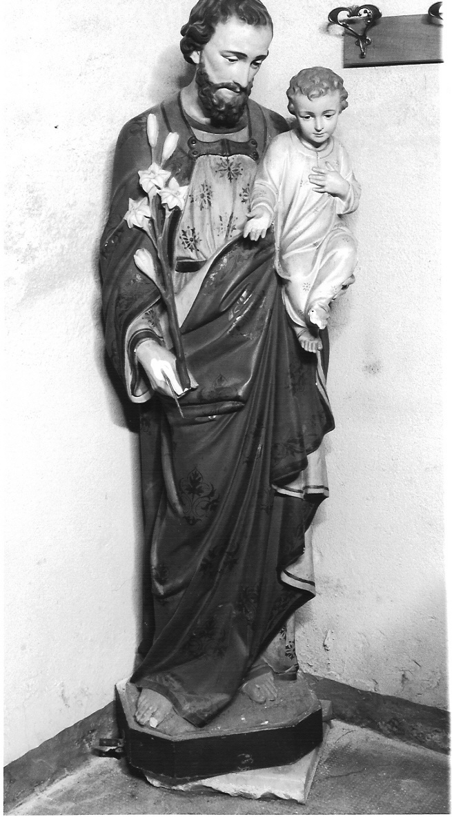 San Giuseppe e Gesù Bambino (statua, opera isolata) - bottega comacina (prima metà sec. XX)