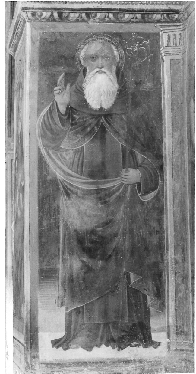 Sant'Antonio Abate (dipinto) di De Magistris Giovanni Andrea (sec. XVI)