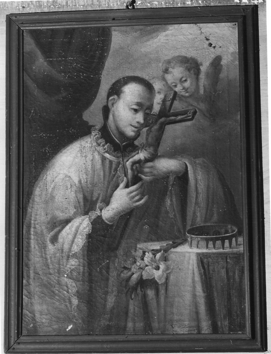 San Luigi Gonzaga (dipinto, opera isolata) - ambito lombardo (sec. XVIII)