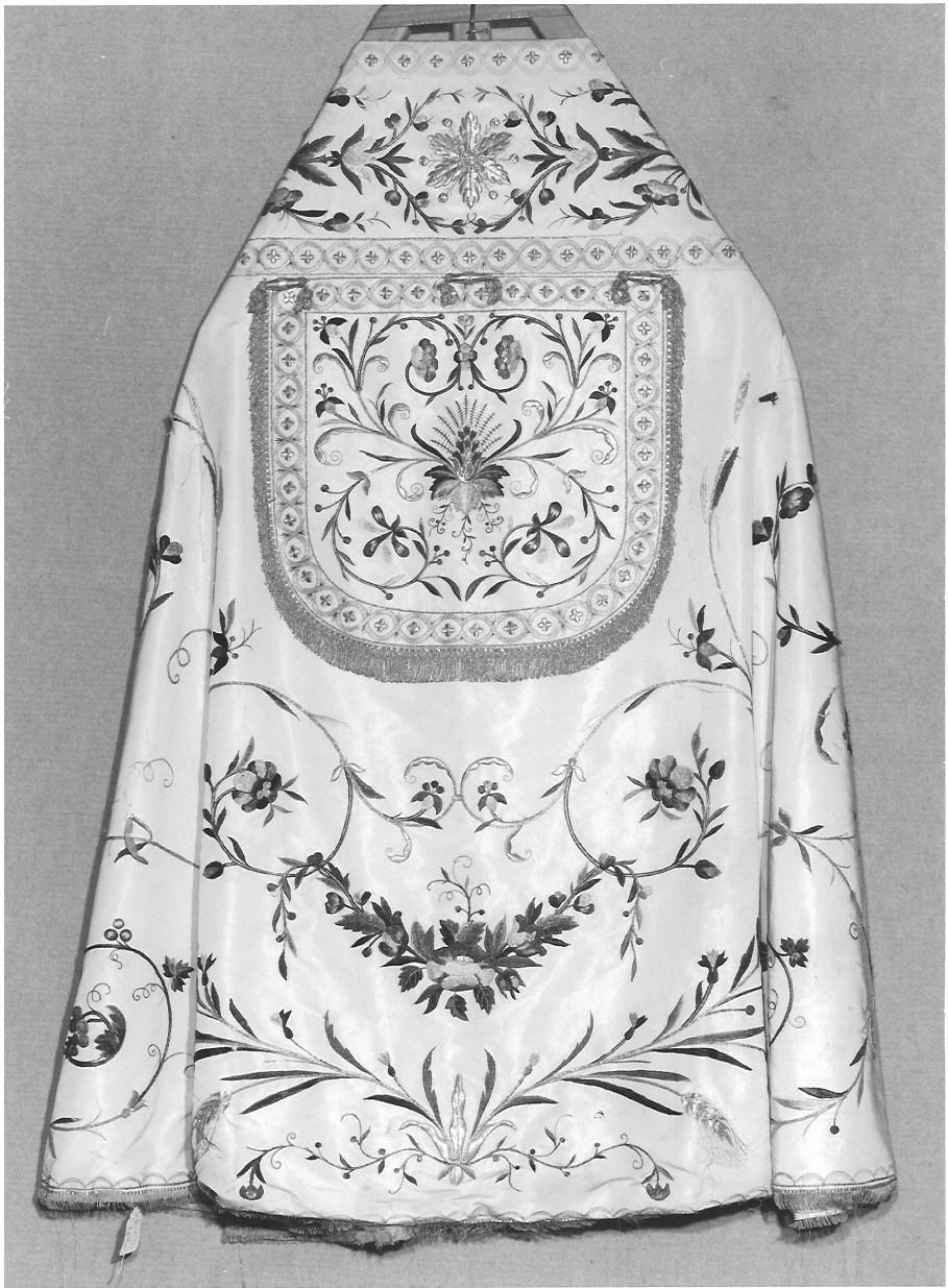 paramento liturgico - manifattura lombarda (ultimo quarto, primo quarto sec. XIX, sec. XX)