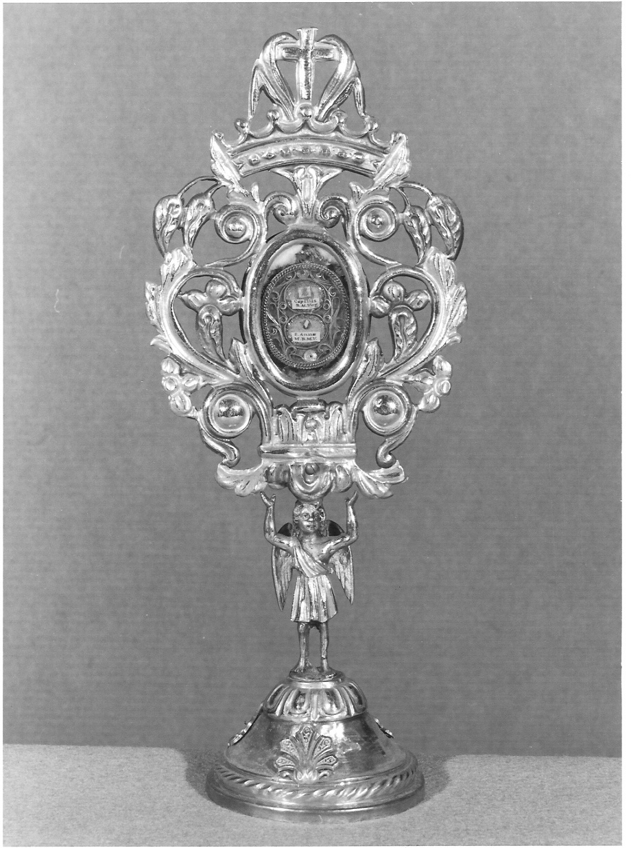 reliquiario - a ostensorio, opera isolata - bottega italiana (sec. XIX)