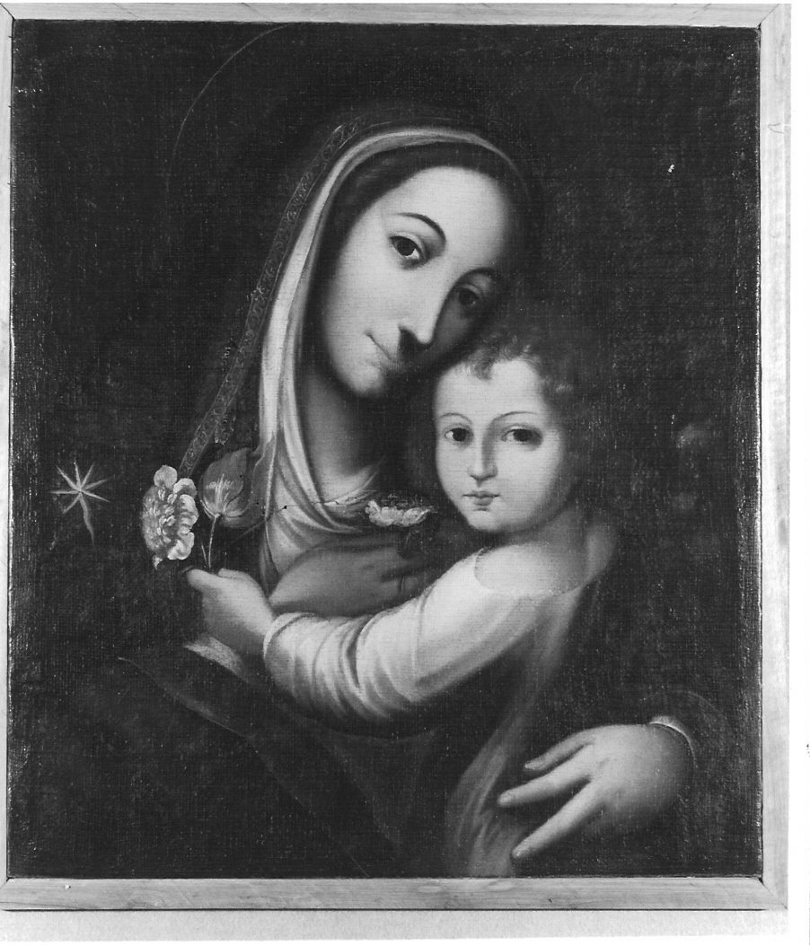 Madonna con Bambino (dipinto, opera isolata) - ambito italiano (sec. XVII)