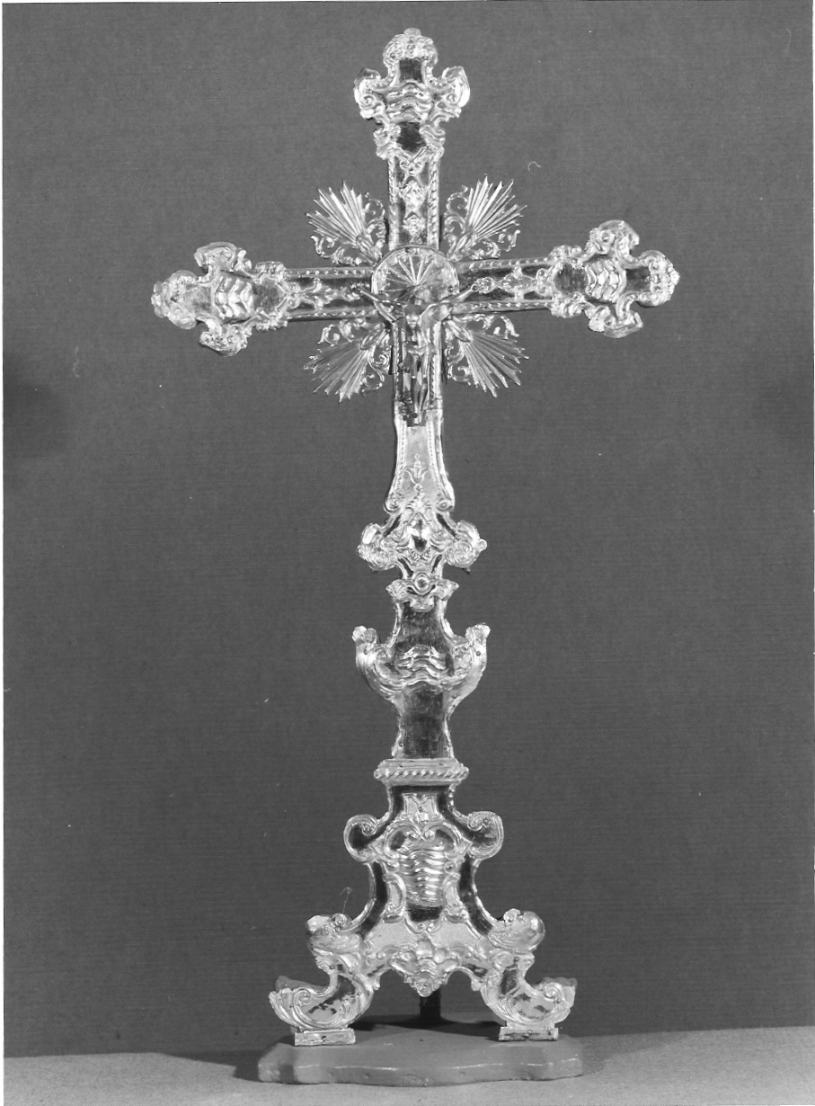 croce d'altare - bottega lombarda (sec. XVIII)