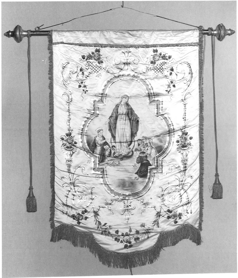 stendardo - manifattura lombarda (sec. XIX)