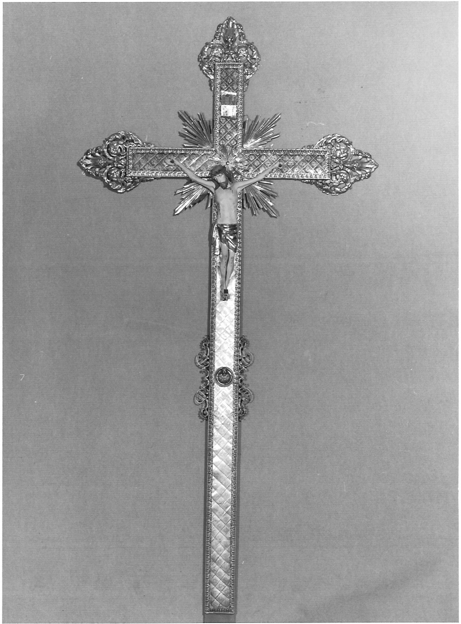 croce processionale, opera isolata - bottega lombarda (sec. XIX)