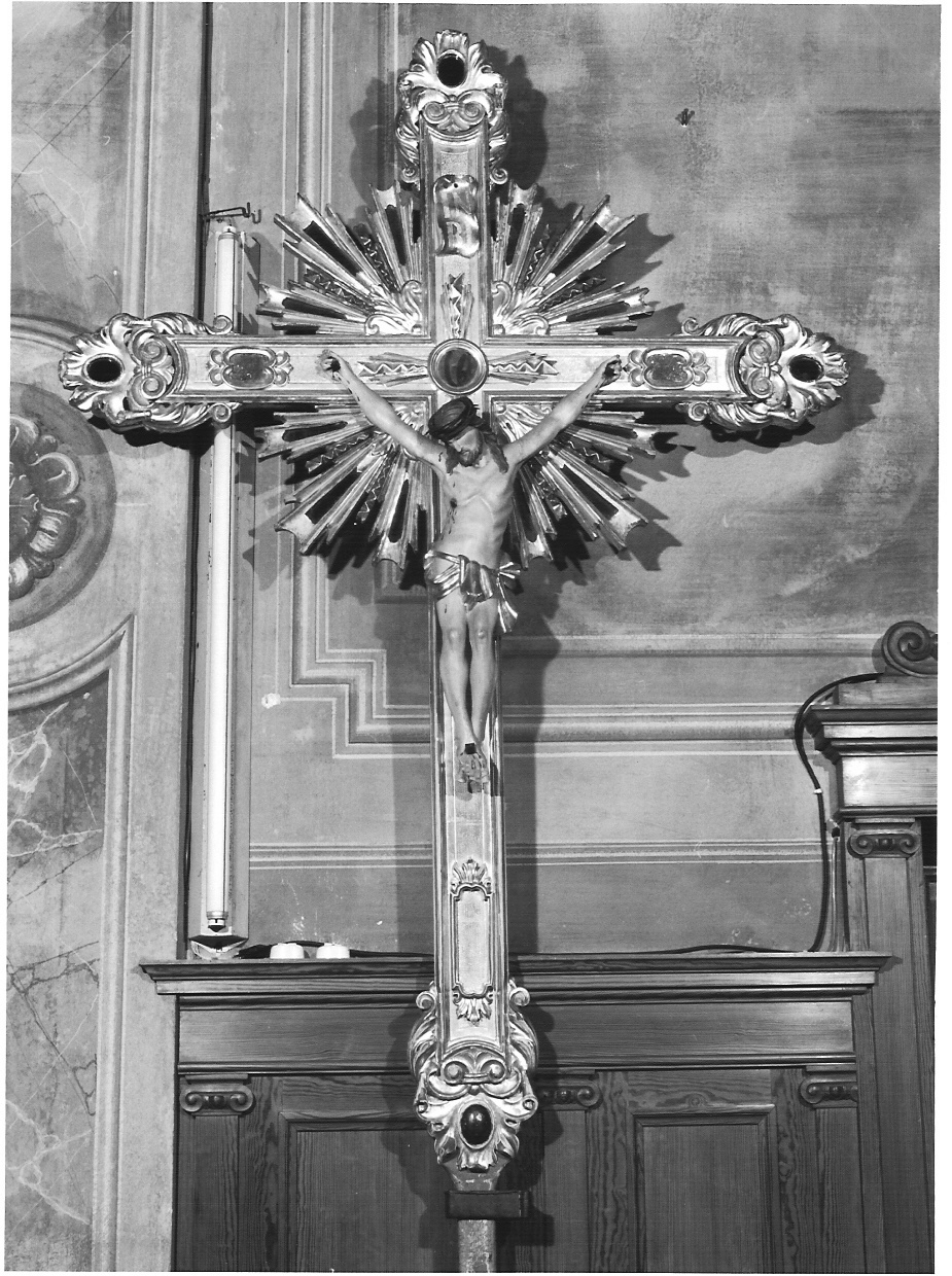 croce processionale, opera isolata - bottega lombarda (sec. XIX)