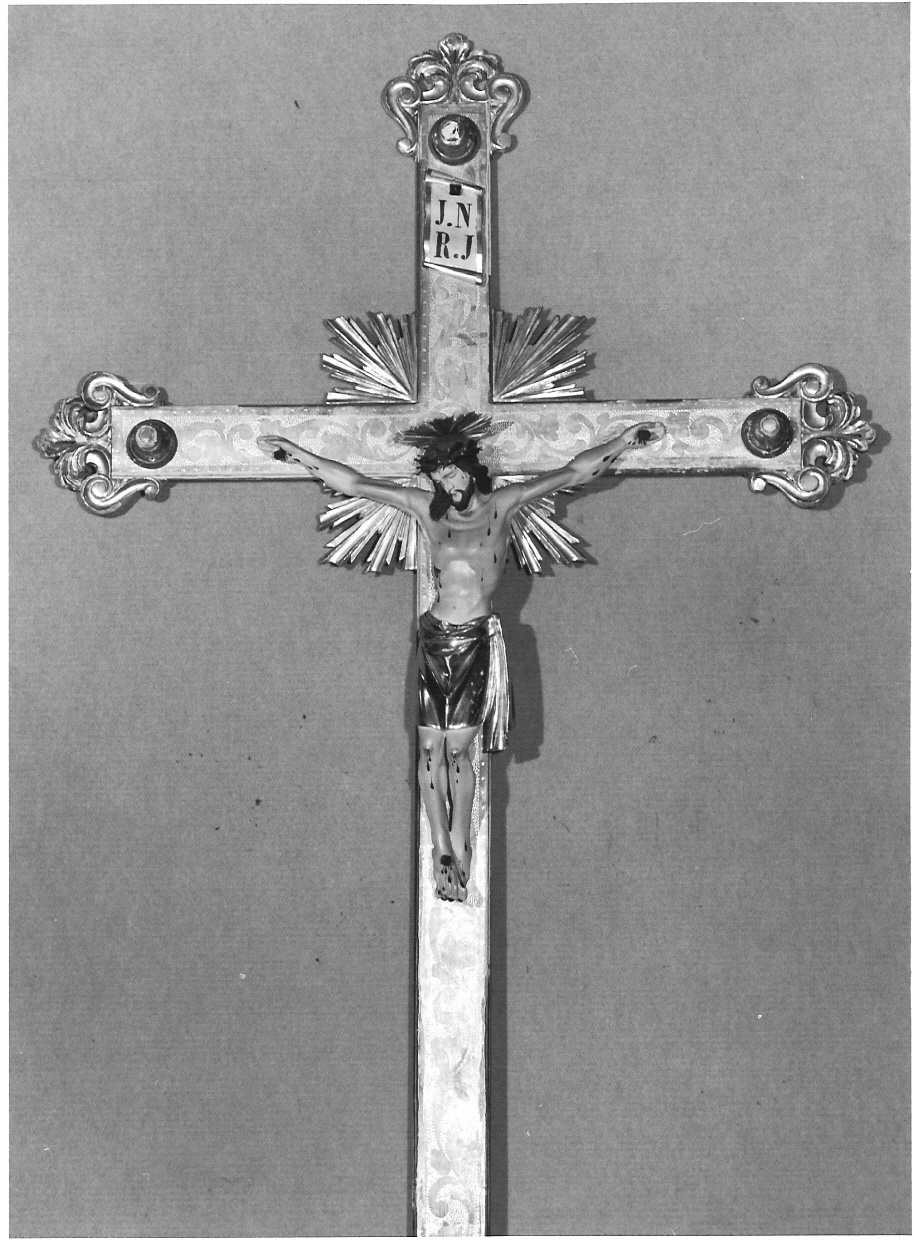 croce processionale, opera isolata - bottega lombarda (sec. XIX)