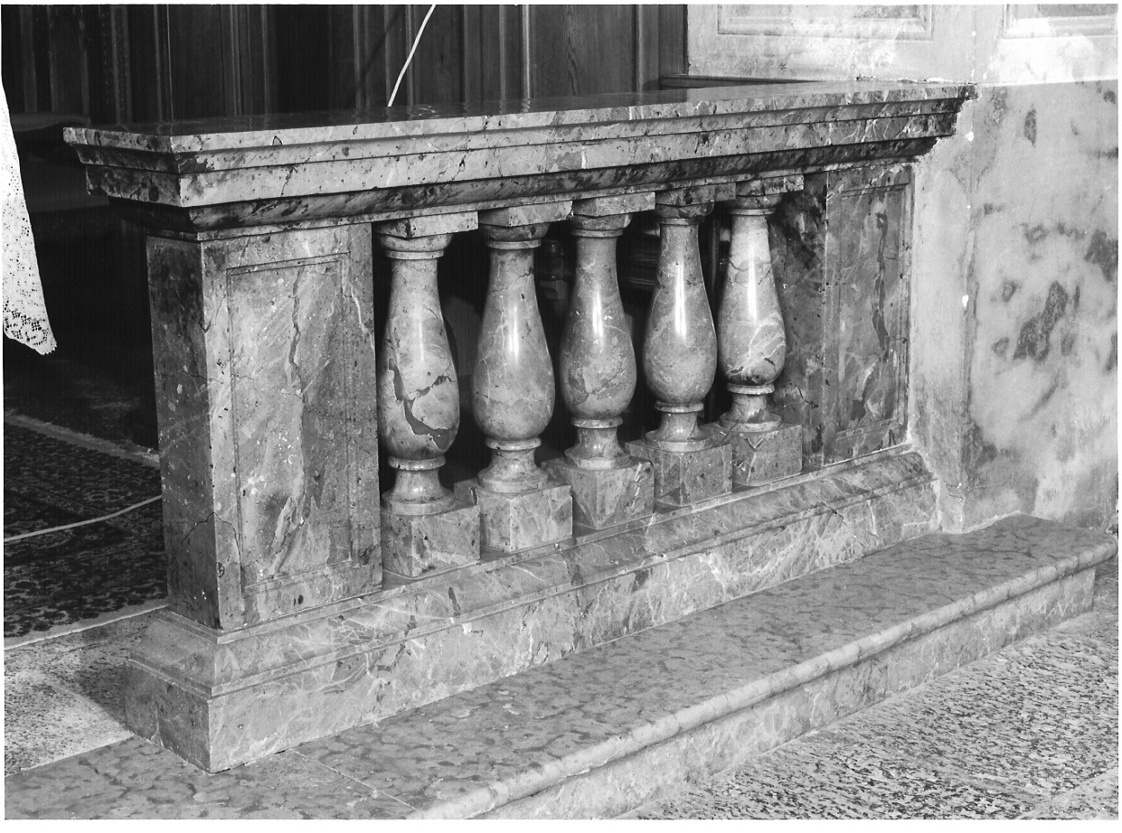 balaustrata, coppia - bottega lombarda (sec. XIX)