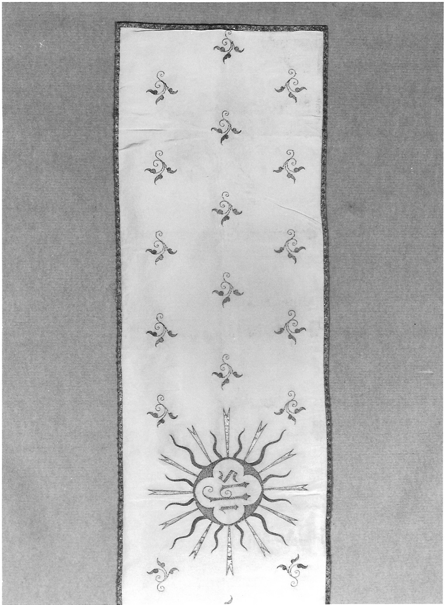 velo omerale, opera isolata - manifattura italiana (sec. XIX)