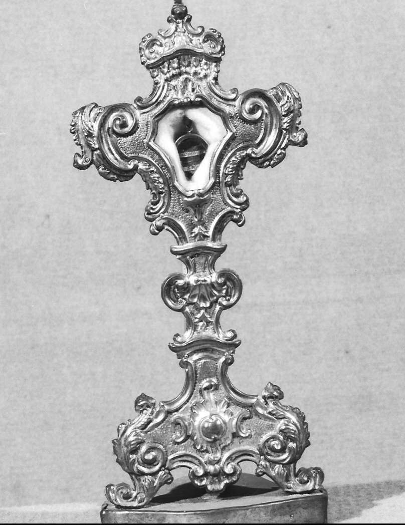 reliquiario - a ostensorio, opera isolata - bottega lombarda (sec. XVIII)