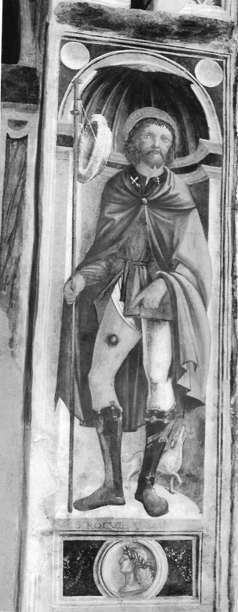 San Rocco (dipinto) di De Magistris Sigismondo (sec. XVI)