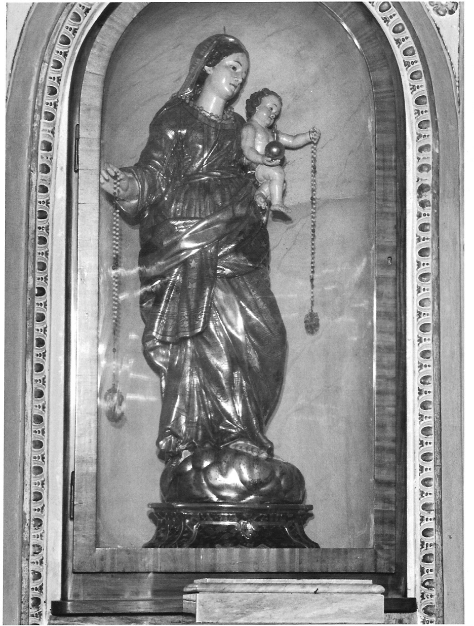 Madonna del Rosario (statua) - bottega lombarda (primo quarto sec. XVII)