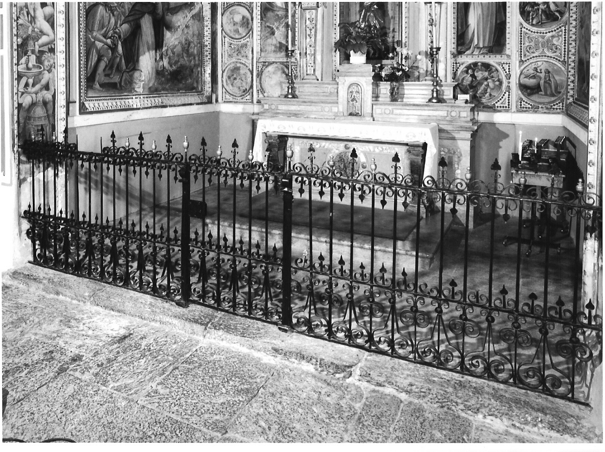 cancellata di cappella - bottega lombarda (secc. XVIII/ XIX)